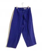 TOGA VIRILISトーガ ビリリース）の古着「ラップデニムパンツ」｜パープル