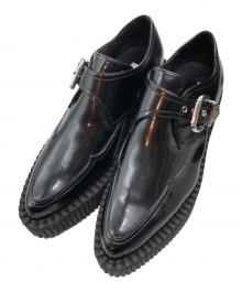 STELLA McCARTNEY（ステラマッカートニー）の古着「エナメルオックスフォードシューズ」｜ブラック