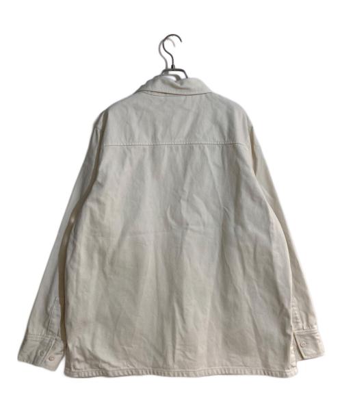 KITH（キス）KITH (キス) ヘビーオンスコットンシャツ アイボリー サイズ:Lの古着・服飾アイテム