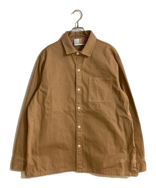 KITH（キス）KITH (キス) デニムギンザシャツ ブラウン サイズ:Lの古着・服飾アイテム