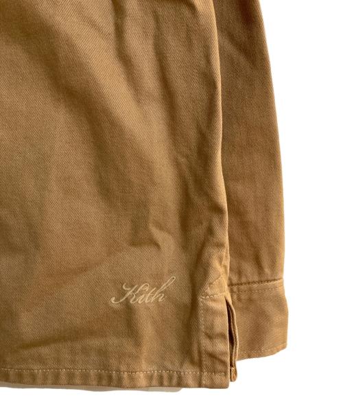 KITH（キス）KITH (キス) デニムギンザシャツ ブラウン サイズ:Lの古着・服飾アイテム