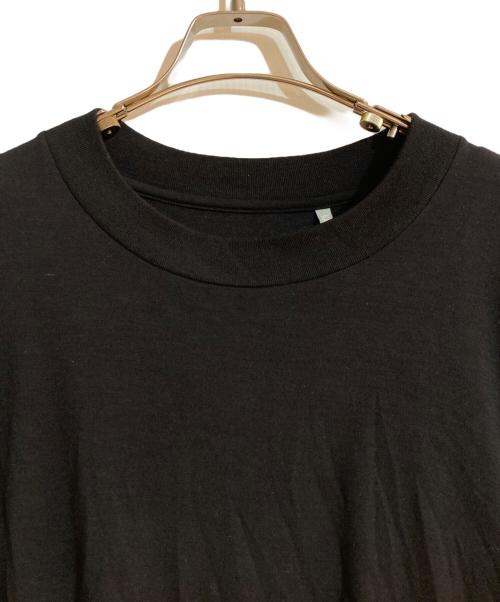 KAPTAIN SUNSHINE（キャプテンサンシャイン）KAPTAIN SUNSHINE (キャプテンサンシャイン) Super Soft Tenjiku L/S Tee/ウォッシャブル・メリノウール天竺素材 ブラック サイズ:38の古着・服飾アイテム