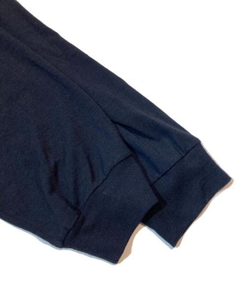 KAPTAIN SUNSHINE（キャプテンサンシャイン）KAPTAIN SUNSHINE (キャプテンサンシャイン) Super Soft Tenjiku L/S Tee/ウォッシャブル・メリノウール天竺素材 ブラック サイズ:38の古着・服飾アイテム