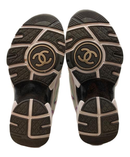 CHANEL（シャネル）CHANEL (シャネル) ココマークスウェードスニーカー ベージュ サイズ:36の古着・服飾アイテム