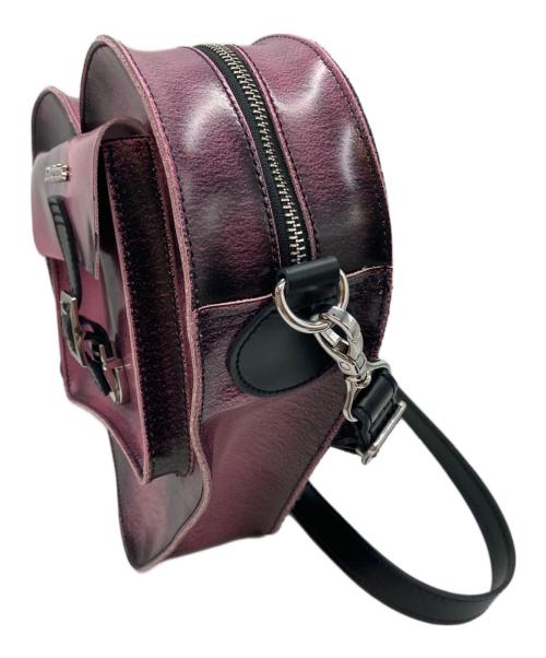 Dr.Martens（ドクターマーチン）Dr.Martens (ドクターマーチン) Heart backpack ブラック×フォンダンピンクの古着・服飾アイテム