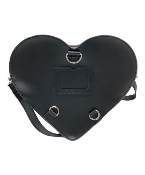 Dr.Martens（ドクターマーチン）Dr.Martens (ドクターマーチン) Heart backpack ブラック×フォンダンピンクの古着・服飾アイテム