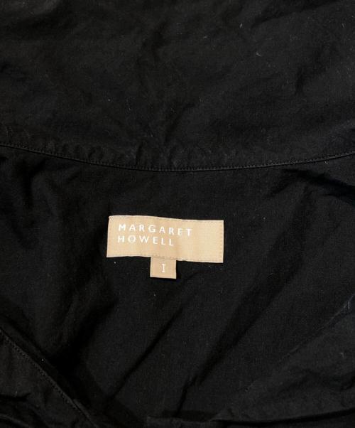 MARGARET HOWELL（マーガレットハウエル）MARGARET HOWELL (マーガレットハウエル) COTTON LINEN プルオーバーシャツ ブラック サイズ:1の古着・服飾アイテム