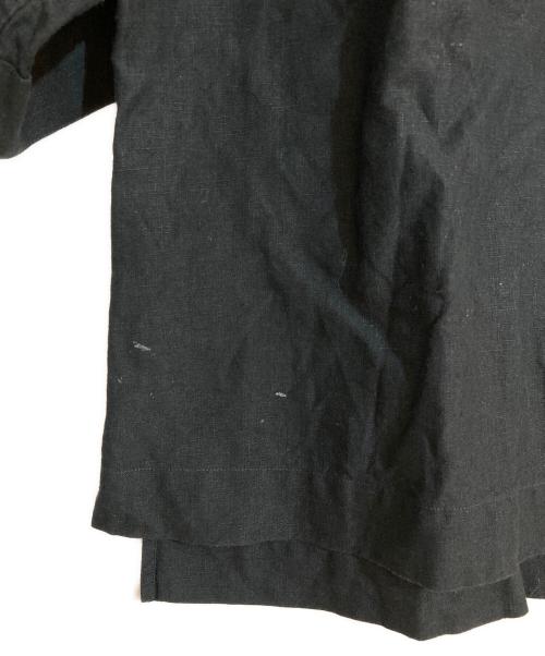 MARGARET HOWELL（マーガレットハウエル）MARGARET HOWELL (マーガレットハウエル) 半袖リネンシャツ ダークネイビー サイズ:1の古着・服飾アイテム
