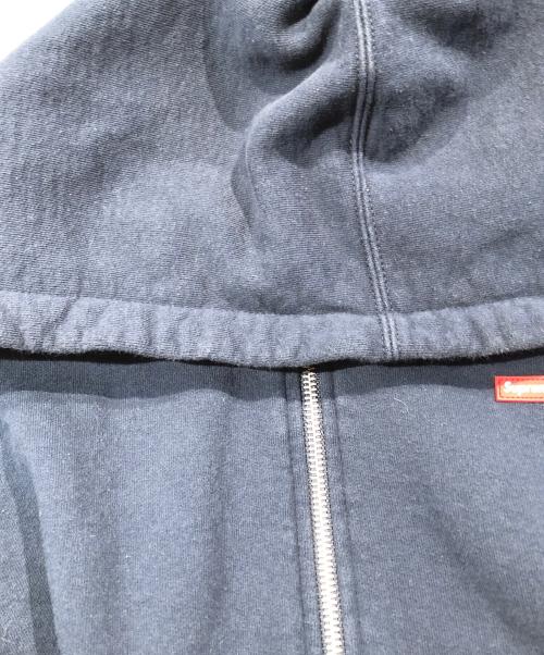 SUPREME（シュプリーム）SUPREME (シュプリーム) Small Box Zip Up Hooded Sweatshirt/ スモール ボックス ジップ アップ フーディー スウェットシャツ ネイビー サイズ:XLの古着・服飾アイテム