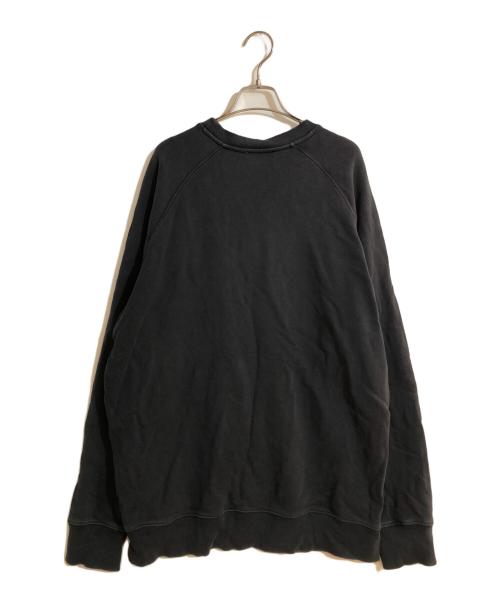 maison kitsune（メゾンキツネ）MAISON KITSUNE (メゾンキツネ) Chillax Fox Patch Classic Sweatshirt ブラック サイズ:XLの古着・服飾アイテム