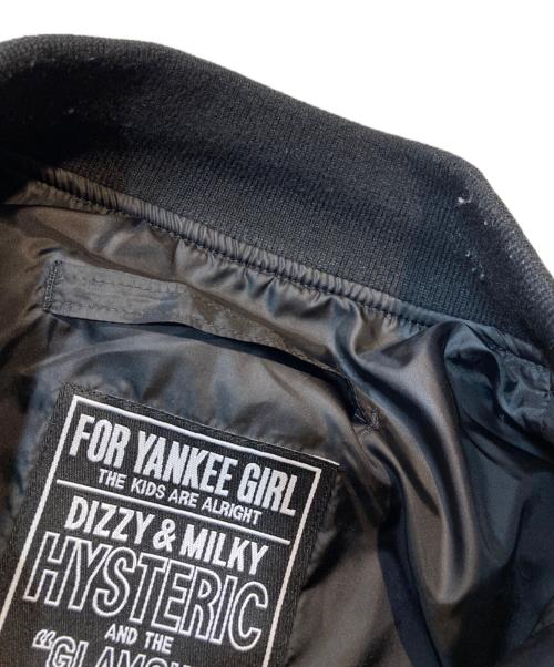Hysteric Glamour（ヒステリックグラマー）Hysteric Glamour (ヒステリックグラマー) フライトジャケット ブラック サイズ:Sの古着・服飾アイテム