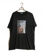 KITHキス）の古着「Ny To The World Ave Tee/ニューヨークトゥザワールド」｜ブラック