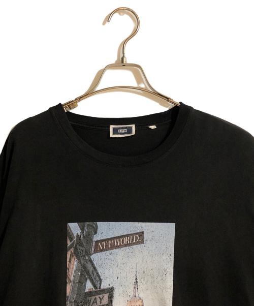 KITH（キス）KITH (キス) Ny To The World Ave Tee/ニューヨークトゥザワールド ブラック サイズ:Lの古着・服飾アイテム