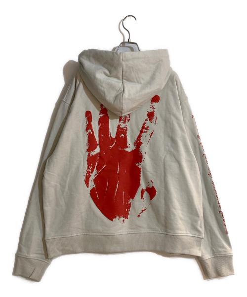 REVENGE（リベンジ）REVENGE (リベンジ) revengegallery hoodie ライトグレー サイズ:XLの古着・服飾アイテム