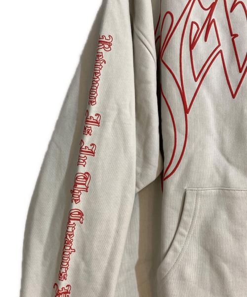 REVENGE（リベンジ）REVENGE (リベンジ) revengegallery hoodie ライトグレー サイズ:XLの古着・服飾アイテム