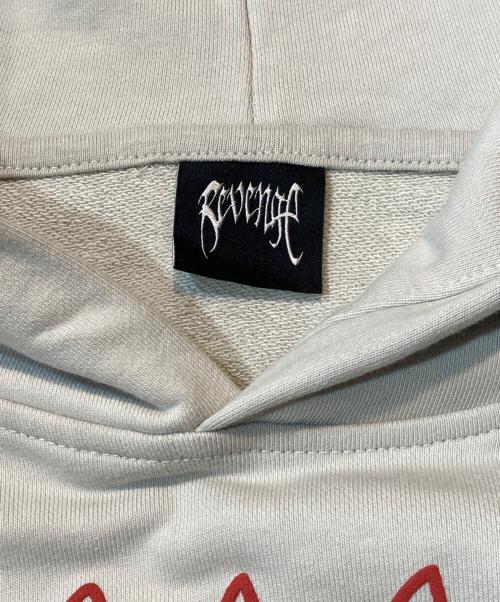REVENGE（リベンジ）REVENGE (リベンジ) revengegallery hoodie ライトグレー サイズ:XLの古着・服飾アイテム