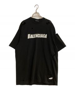 中古・古着通販】BALENCIAGA (バレンシアガ) Destroyed Flatground Tee 