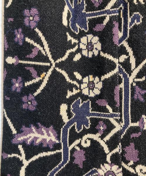 Salvatore Ferragamo（サルヴァトーレ フェラガモ）Salvatore Ferragamo (サルヴァトーレ フェラガモ) フラワープリントニットセットアップ ブラック サイズ:トップスM・スカートSの古着・服飾アイテム