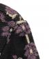 中古・古着 Salvatore Ferragamo (サルヴァトーレ フェラガモ) フラワープリントニットセットアップ ブラック サイズ:トップスM・スカートS：6000円