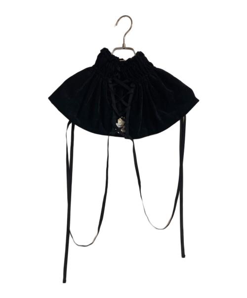 HOUGA（ホウガ）HOUGA (ホウガ) bustier collar ブラック サイズ:不明の古着・服飾アイテム