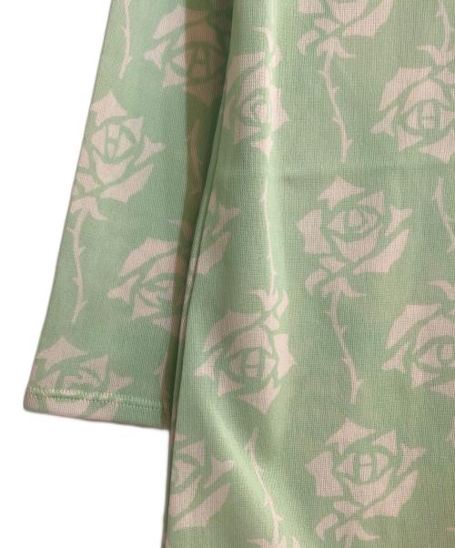 HOUGA（ホウガ）HOUGA (ホウガ) thorny long tops グリーン サイズ:FREEの古着・服飾アイテム