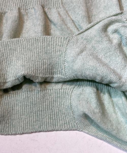 HOUGA（ホウガ）HOUGA (ホウガ) up-and-doun knit vest/アップアンドダウンニットベスト グリーン サイズ:Freeの古着・服飾アイテム