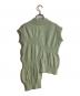HOUGA (ホウガ) up-and-doun knit vest/アップアンドダウンニットベスト グリーン サイズ:Free：10000円