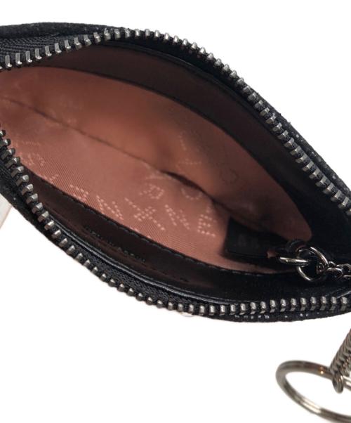 STELLA McCARTNEY（ステラマッカートニー）STELLA McCARTNEY (ステラマッカートニー) ファラベラ ジップ カードホルダーリング ブラックの古着・服飾アイテム