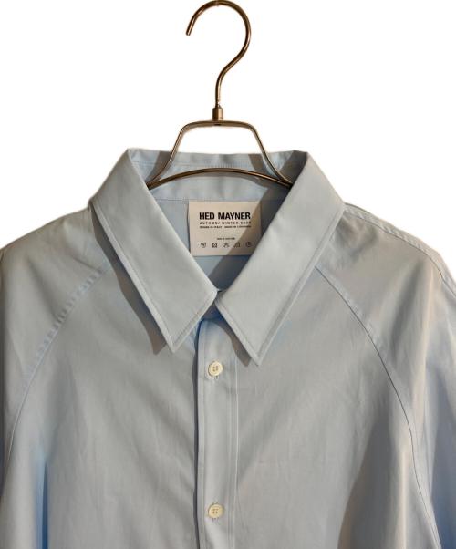 Hed Mayner（ヘド メイナー）Hed Mayner (ヘド メイナー) RAGLAN SHIRT ブルー サイズ:不明の古着・服飾アイテム