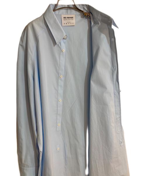 Hed Mayner（ヘド メイナー）Hed Mayner (ヘド メイナー) RAGLAN SHIRT ブルー サイズ:不明の古着・服飾アイテム