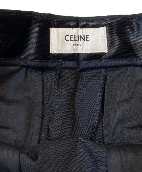 CELINE（セリーヌ）CELINE (セリーヌ) ワンプリーツモダンパンツ ブラック サイズ:48の古着・服飾アイテム