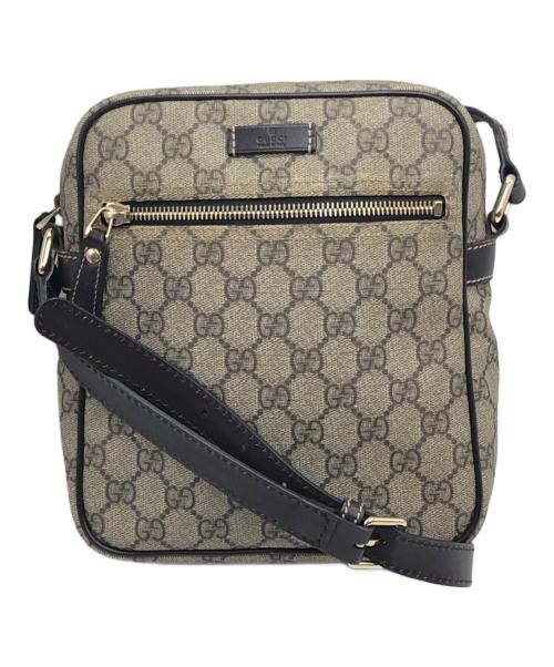 GUCCI（グッチ）GUCCI (グッチ) GGスプリーム ショルダーバッグ ベージュの古着・服飾アイテム