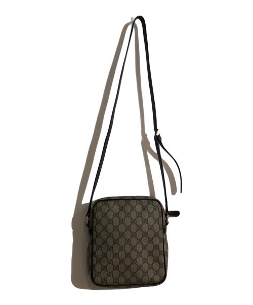 GUCCI（グッチ）GUCCI (グッチ) GGスプリーム ショルダーバッグ ベージュの古着・服飾アイテム