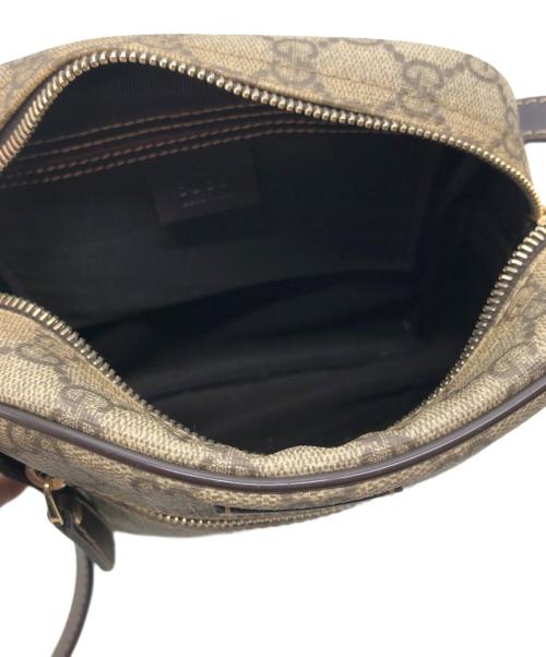 GUCCI（グッチ）GUCCI (グッチ) GGスプリーム ショルダーバッグ ベージュの古着・服飾アイテム