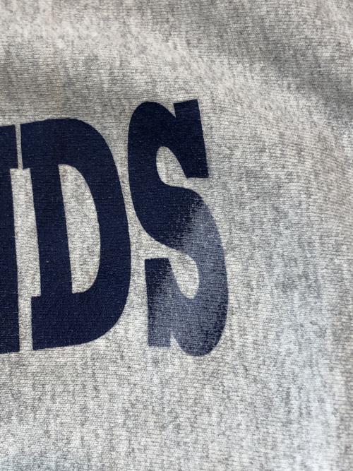 LEE（リー）LEE (リー) 三段プリントスウェット グレー サイズ:Lの古着・服飾アイテム