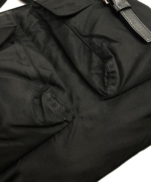 PRADA（プラダ）PRADA (プラダ) ナイロンショルダートートバッグ ブラックの古着・服飾アイテム