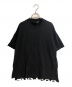 VERSACE JEANS COUTUREヴェルサーチ ジーンズクチュール）の古着「バックプリントTシャツ」｜ブラック