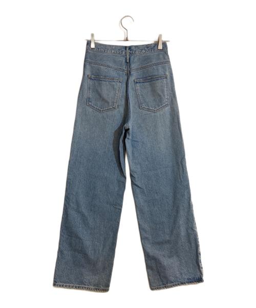 upper hights（アッパーハイツ）upper hights (アッパーハイツ) THE NIECE ハイライズストレート デニム インディゴ サイズ:22の古着・服飾アイテム