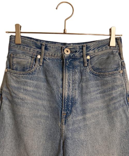 upper hights（アッパーハイツ）upper hights (アッパーハイツ) THE NIECE ハイライズストレート デニム インディゴ サイズ:22の古着・服飾アイテム
