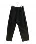 ATON (エイトン) COTTON VOILE SATIN WIDE EASY PANTS ブラック サイズ:04：13000円