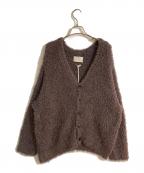 YOKEヨーク）の古着「BUSHY COTTON CARDIGAN」｜ブラウン
