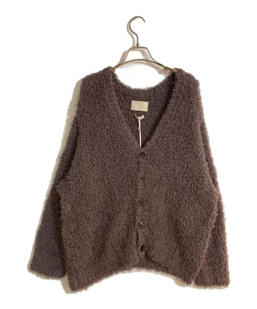 YOKE（ヨーク）YOKE (ヨーク) BUSHY COTTON CARDIGAN ブラウン サイズ:１の古着・服飾アイテム