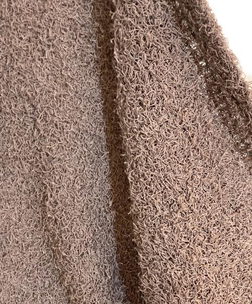 YOKE（ヨーク）YOKE (ヨーク) BUSHY COTTON CARDIGAN ブラウン サイズ:１の古着・服飾アイテム