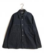 AURALEEオーラリー）の古着「HARD TWIST LIGHT DENIM SHIRTS BLOUSON」｜インディゴ