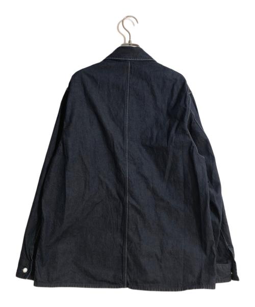 AURALEE（オーラリー）AURALEE (オーラリー) HARD TWIST LIGHT DENIM SHIRTS BLOUSON インディゴ サイズ:3の古着・服飾アイテム