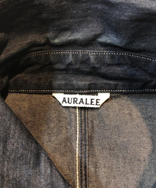 AURALEE（オーラリー）AURALEE (オーラリー) HARD TWIST LIGHT DENIM SHIRTS BLOUSON インディゴ サイズ:3の古着・服飾アイテム
