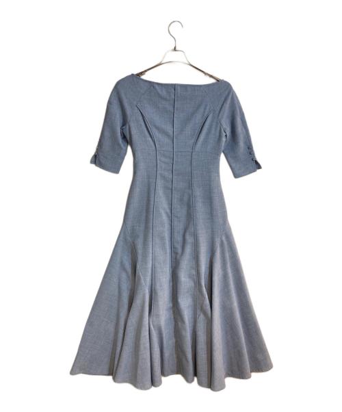 HER LIP TO（ハーリップトゥ）HER LIP TO (ハーリップトゥ) Martinique Tweed Dress ブルー サイズ:Sの古着・服飾アイテム