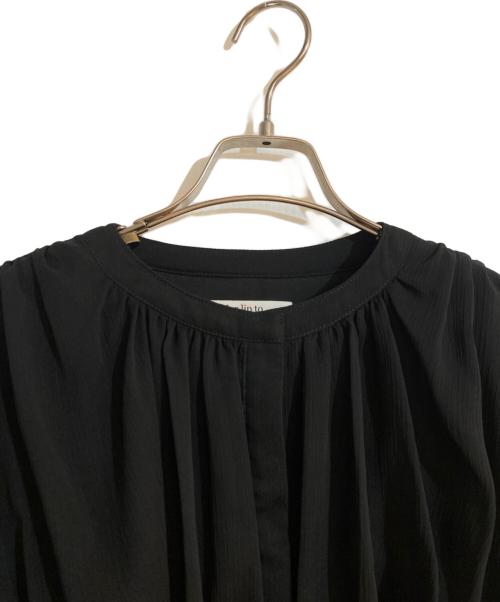 HER LIP TO（ハーリップトゥ）Her lip to (ハーリップトゥ) Prospect Chiffon Blouse ブラック サイズ:Sの古着・服飾アイテム