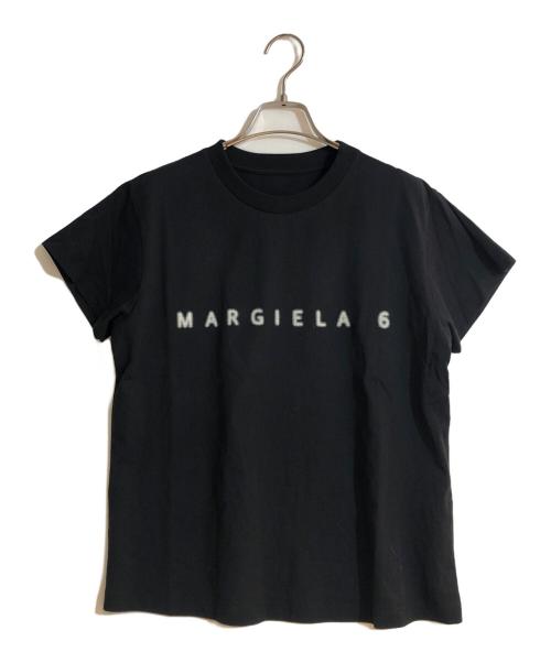 MM6 Maison Margiela（エムエムシックスメゾンマルジェラ）MM6 Maison Margiela (エムエムシックス メゾンマルジェラ) 半袖Tシャツ ブラック サイズ:Lの古着・服飾アイテム