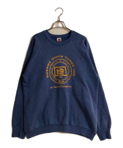 FRUIT OF THE LOOM（フルーツオブザルーム）FRUIT OF THE LOOM (フルーツオブザルーム) ラグランスウェット ブルー サイズ:XLの古着・服飾アイテム